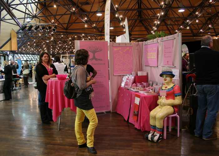 Der Texthaus-Stand auf der Frauenmesse 2015