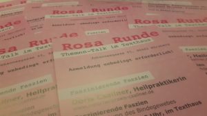 Zur Rosa Runde mit interessanten Expertinnen und Experten lädt alle zwei Monate das Nürnberger Texthaus ein