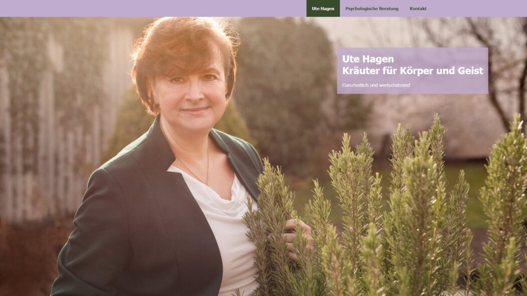 Website Ute Hagen